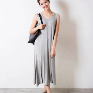 Spring And Summer Women Modal Vest Dress