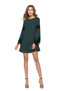 Casual Dress Shirt Female Elegant Mini Party Dress